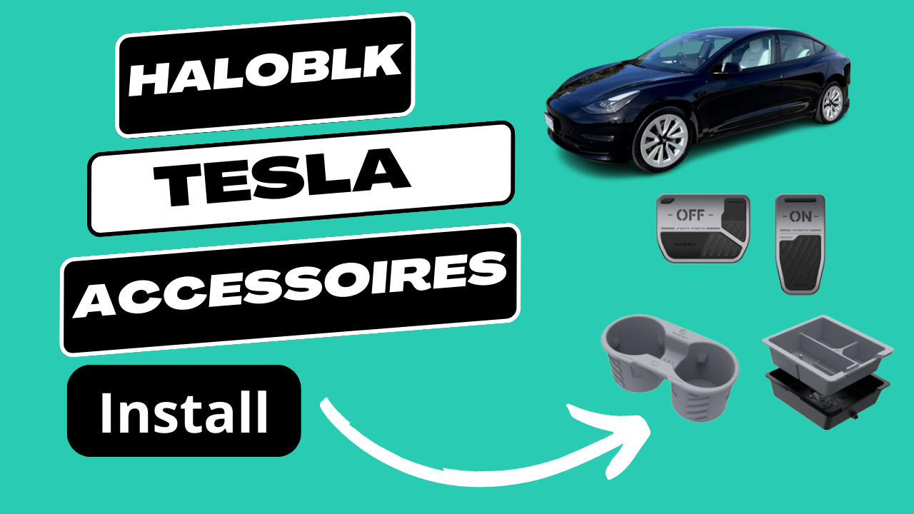 Tesla Car Accessories Install From HaloBlk